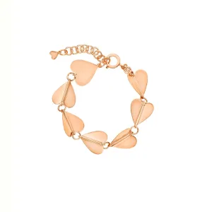 Large Rose Gold Wings of Love Bracelet