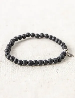 Lava Stone Mini Gemstone Bracelet