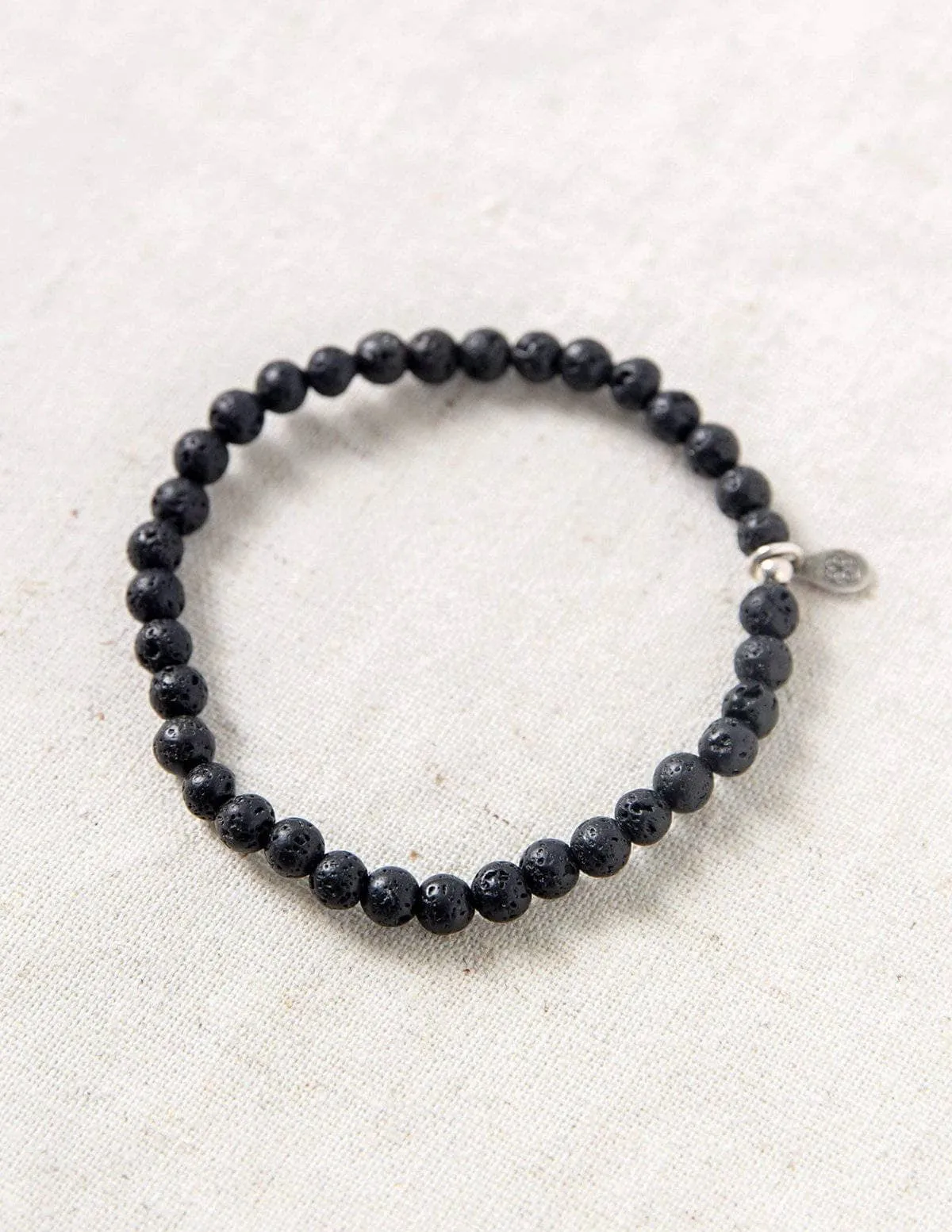 Lava Stone Mini Gemstone Bracelet