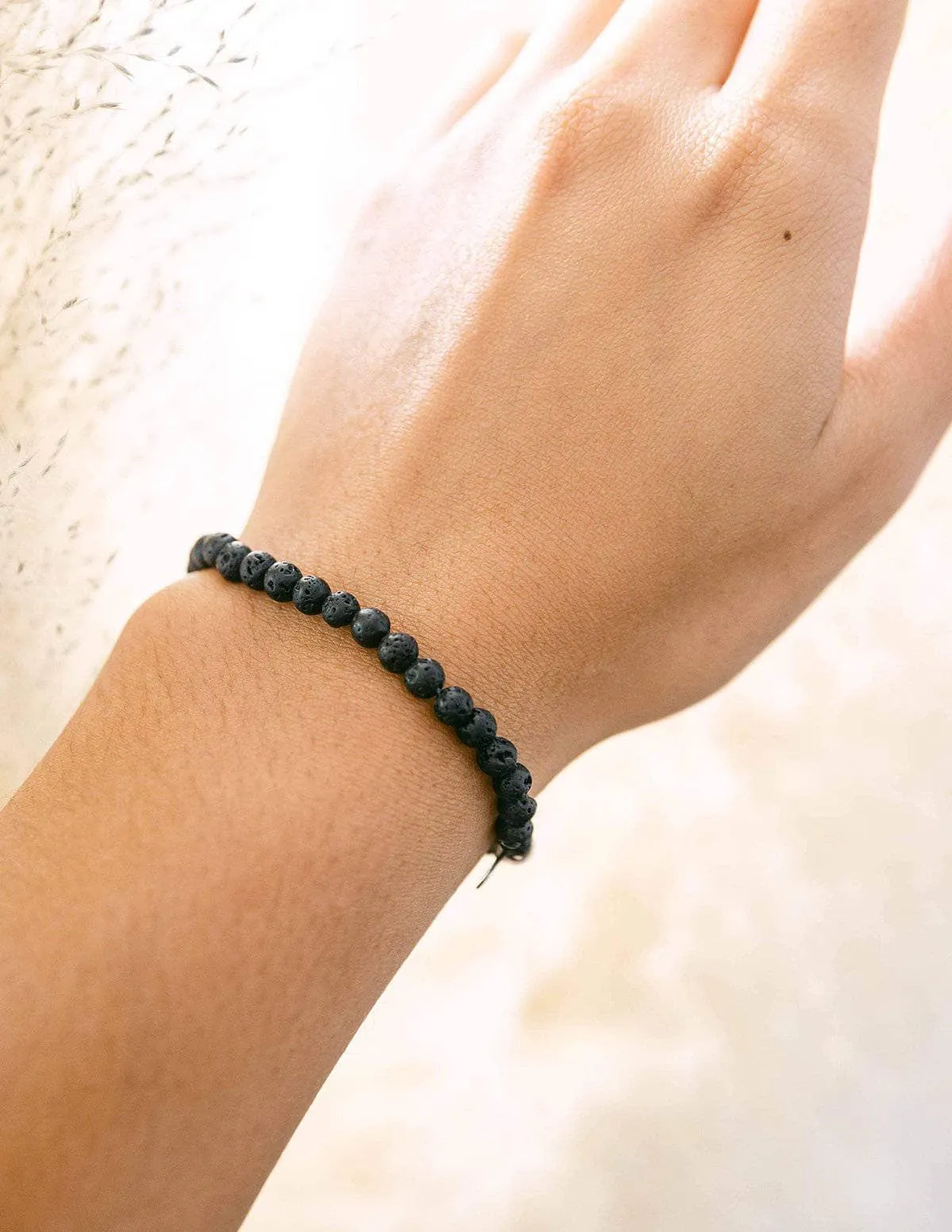 Lava Stone Mini Gemstone Bracelet