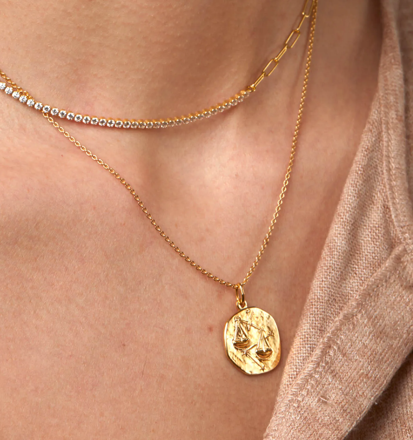 Libra Zodiac Necklace