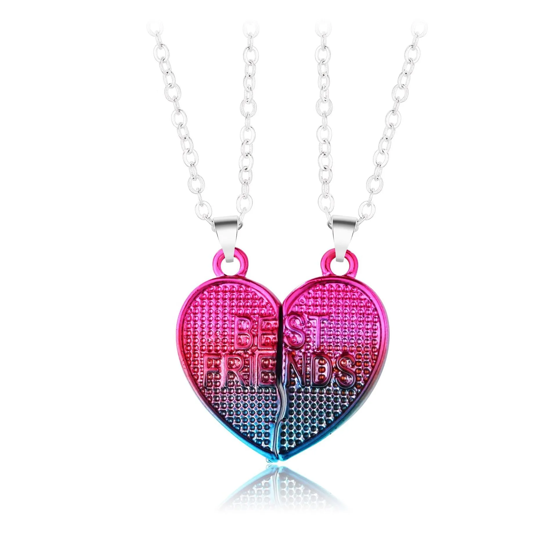 Magnetic Hearts Best Friends Necklaces Set for Two