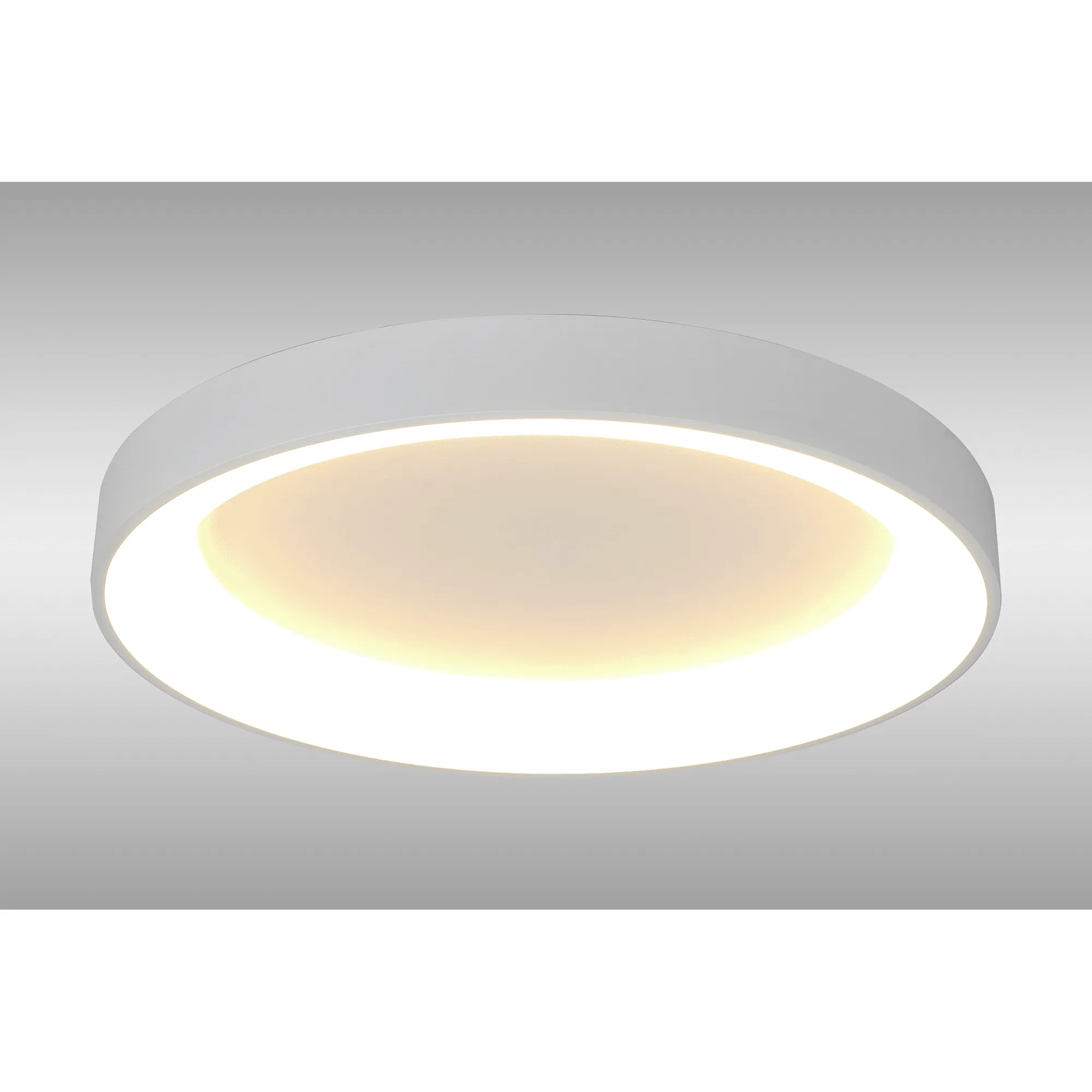 Mantra M8577 Niseko II Ring LED Flush Ceiling Light 65cm Remote Control White