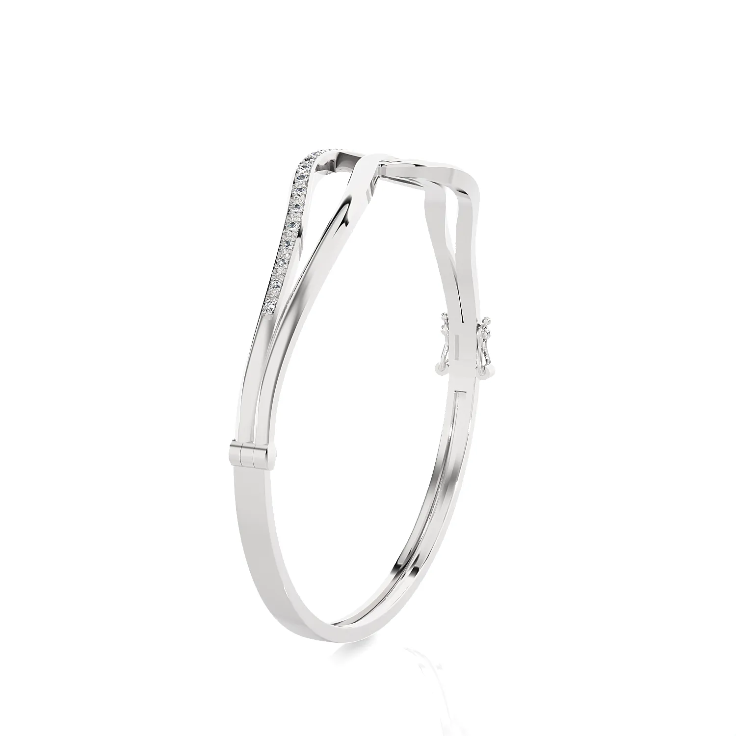 Maria Curved Bangle Bracelet