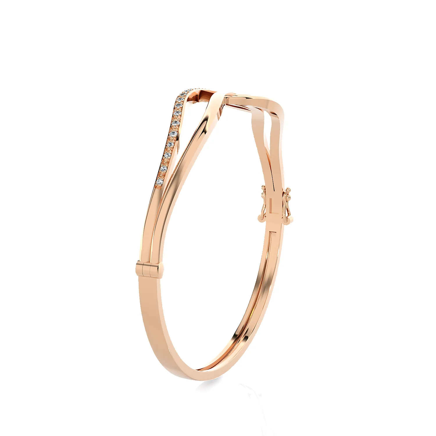 Maria Curved Bangle Bracelet