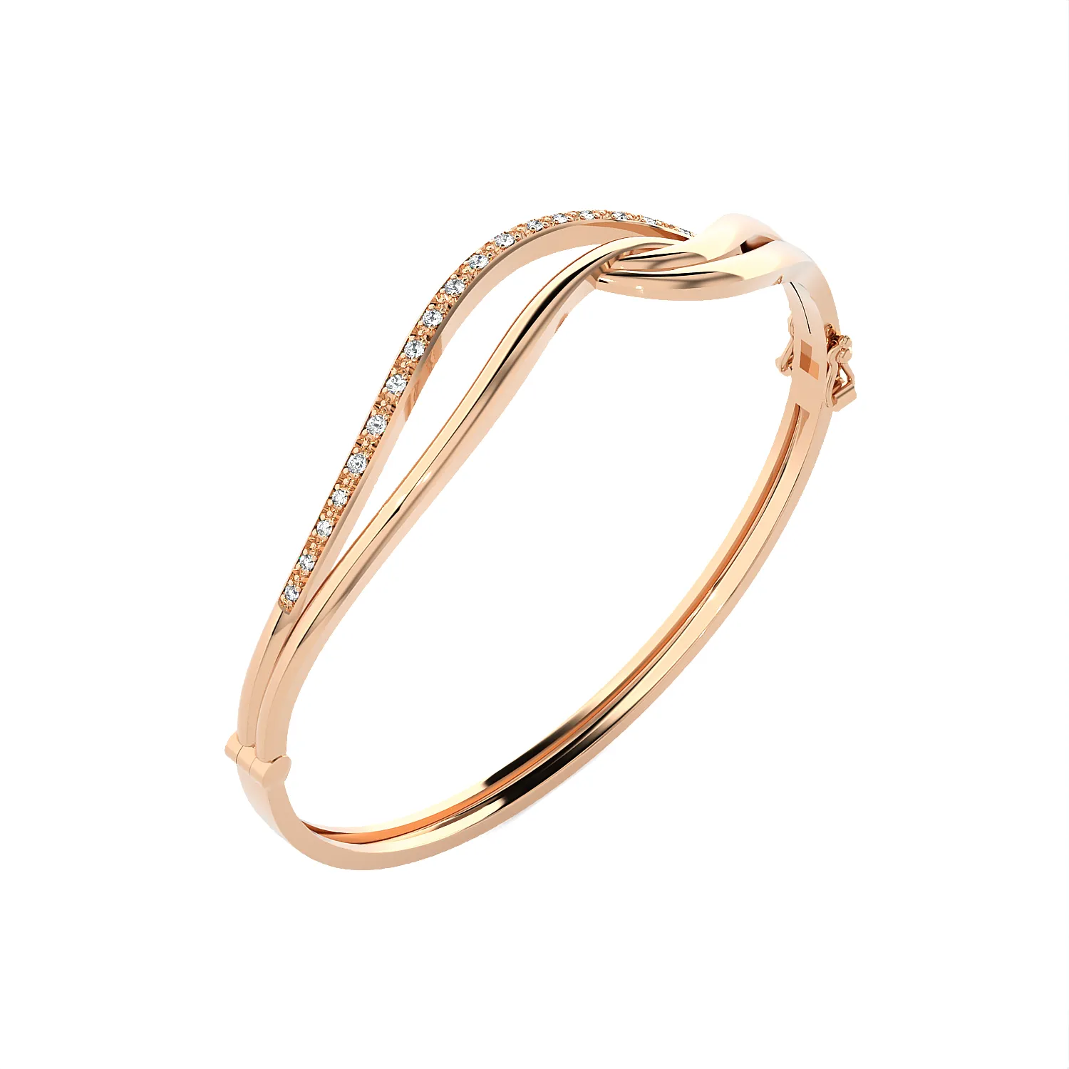 Maria Curved Bangle Bracelet