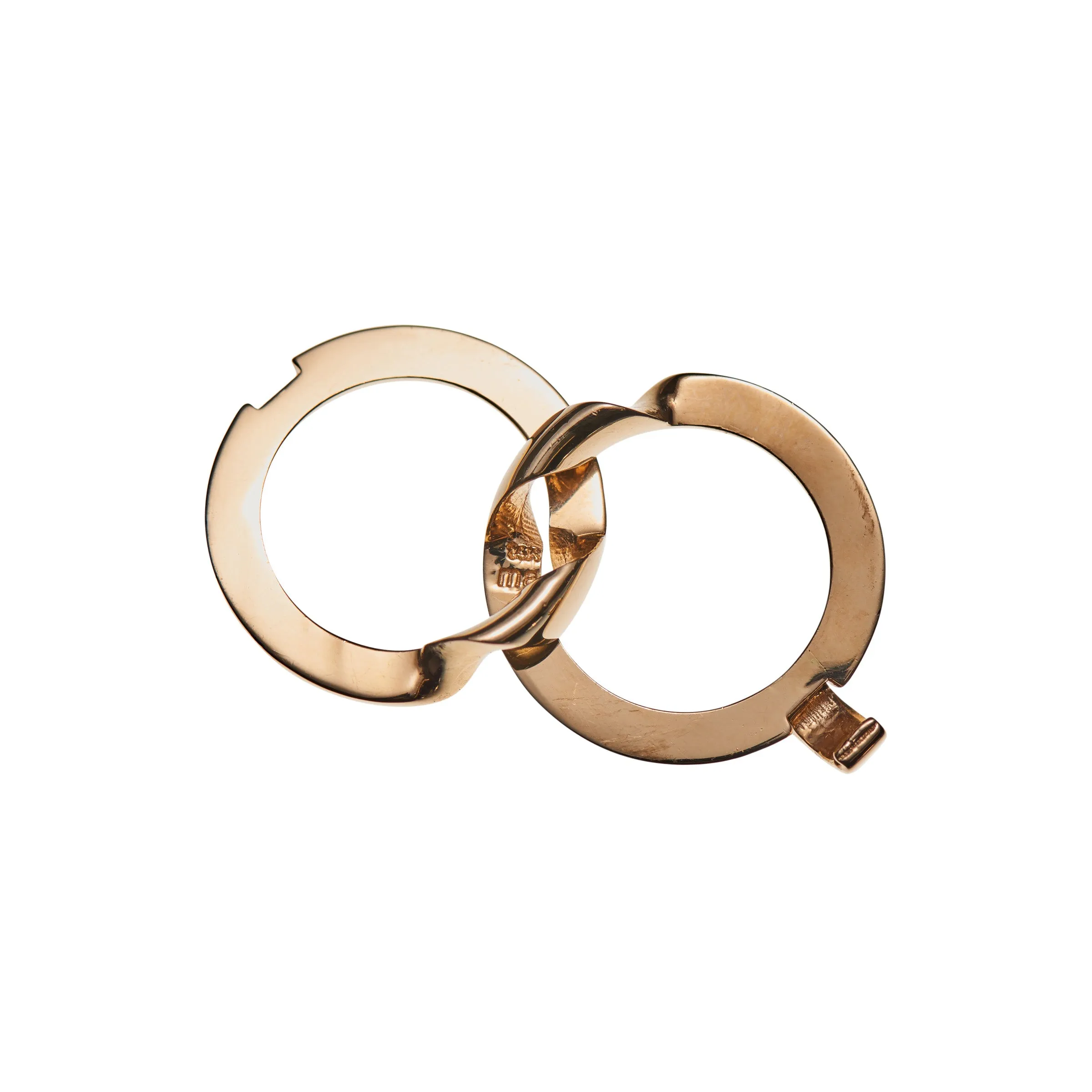 Marla Aaron Medium Di Me Ring in 14k Yellow Gold