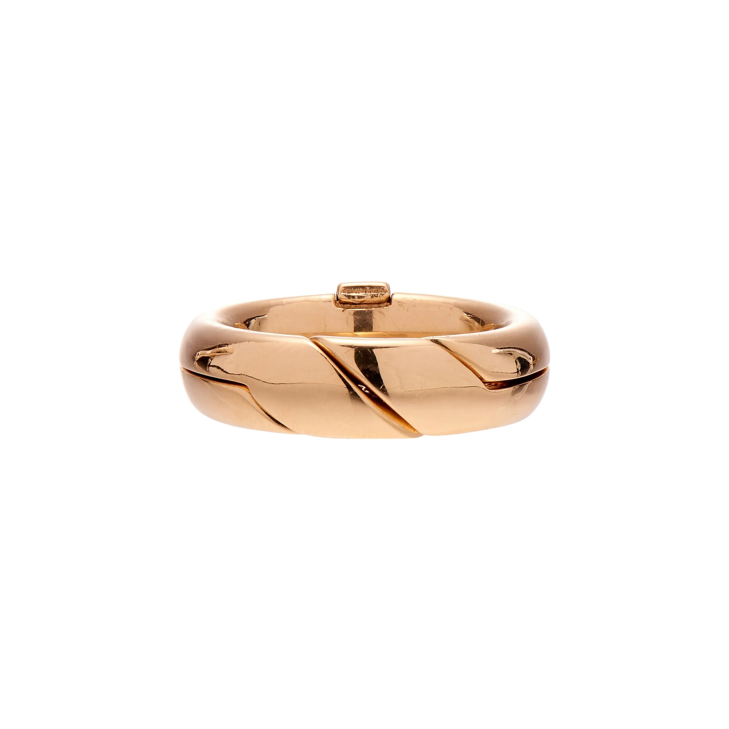 Marla Aaron Medium Di Me Ring in 14k Yellow Gold