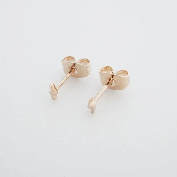 Mini Lightning Bold Stud Earrings