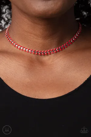 Necklaces Grecian Grace - Red N2376