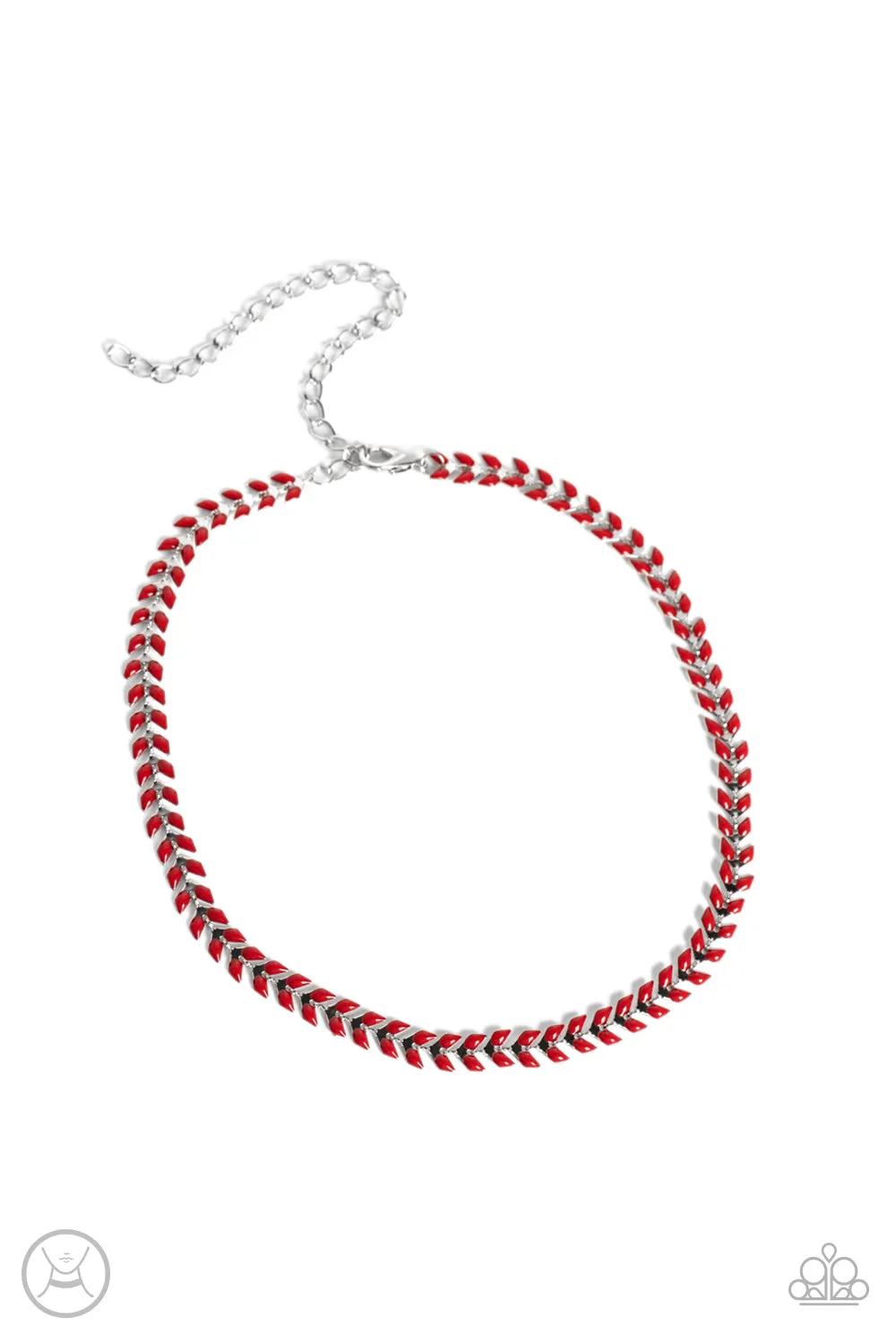 Necklaces Grecian Grace - Red N2376