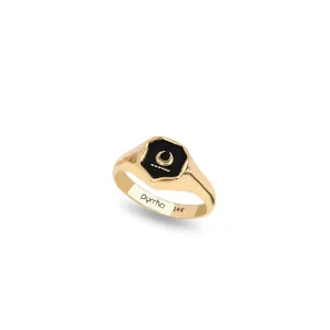 New Beginnings 14K Gold Signet Ring