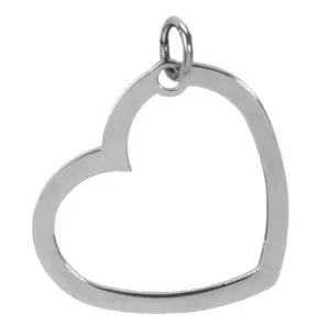 OPEN HEART PENDANT 316L, DC/60