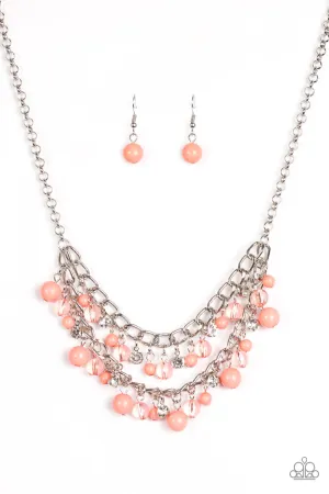 Paparazzi Necklace ~ Bridal Party - Orange