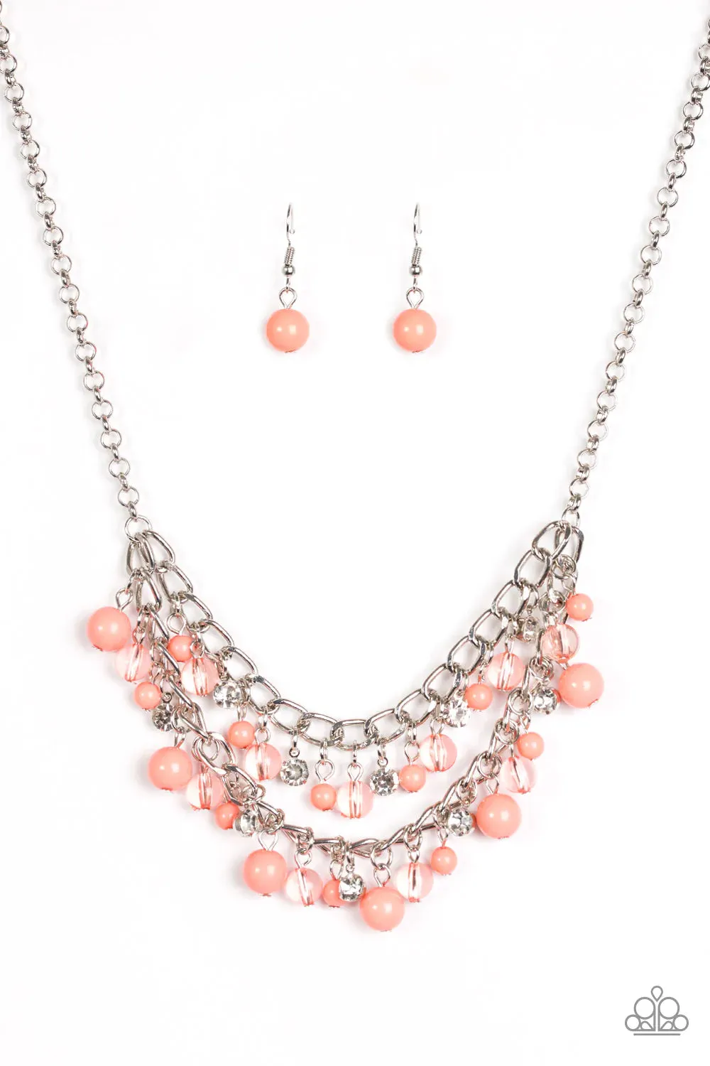 Paparazzi Necklace ~ Bridal Party - Orange