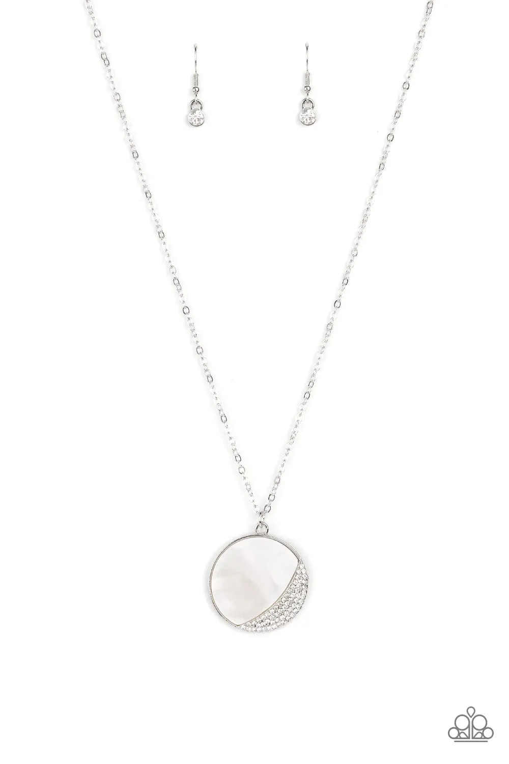 Paparazzi Necklace ~ Oceanic Eclipse - White