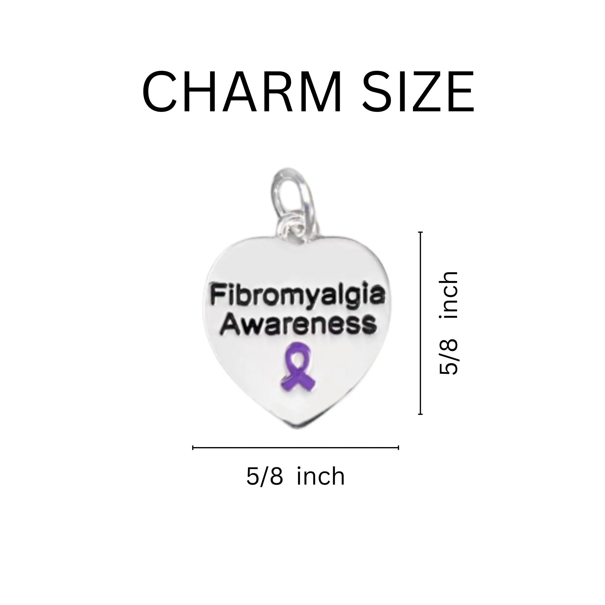 Purple Ribbon Fibromyalgia Awareness Rope Bracelets