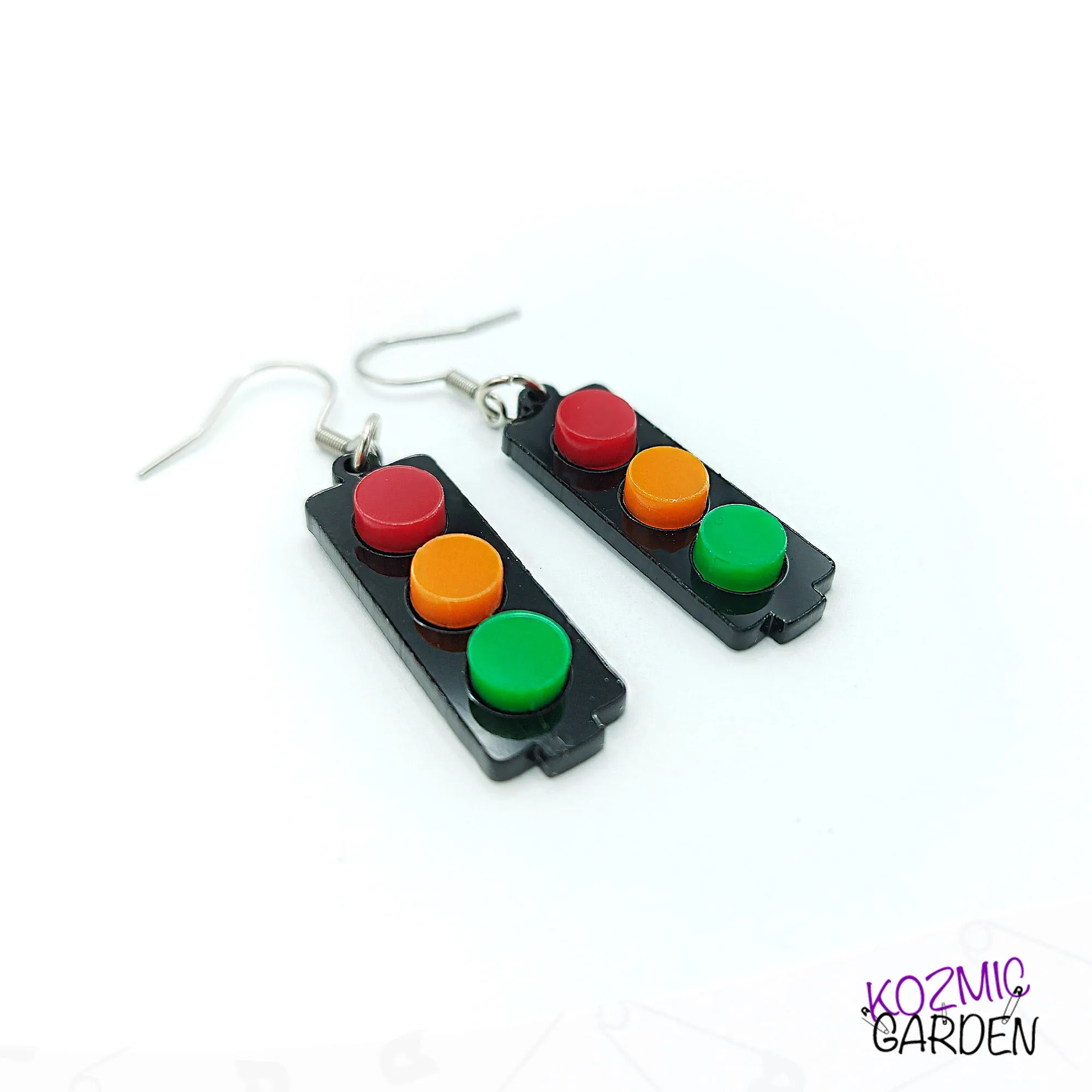 Quirky Red Traffic Light Earrings – Stop, Look, and Accessorize!