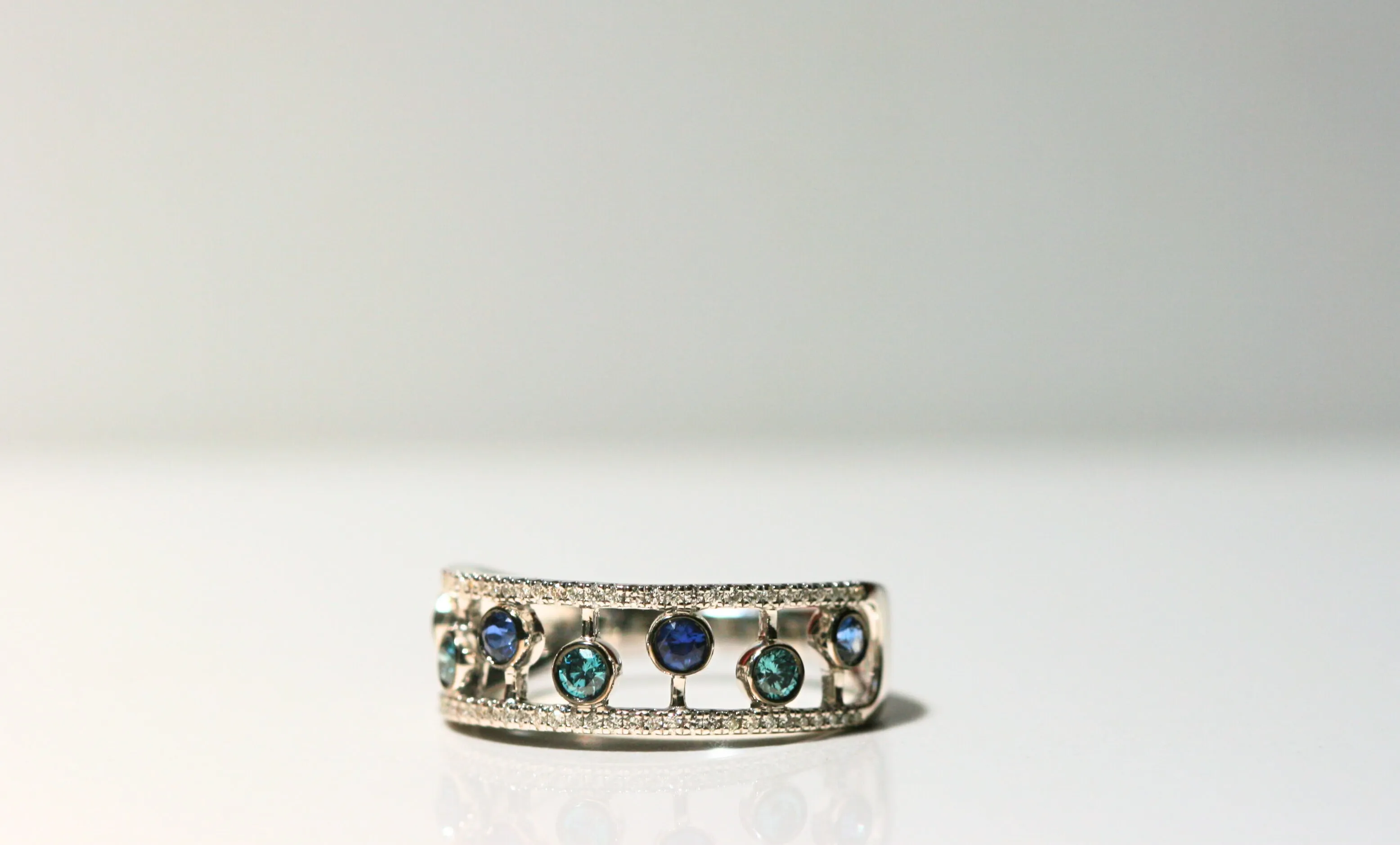 "Blue Skies" Ring