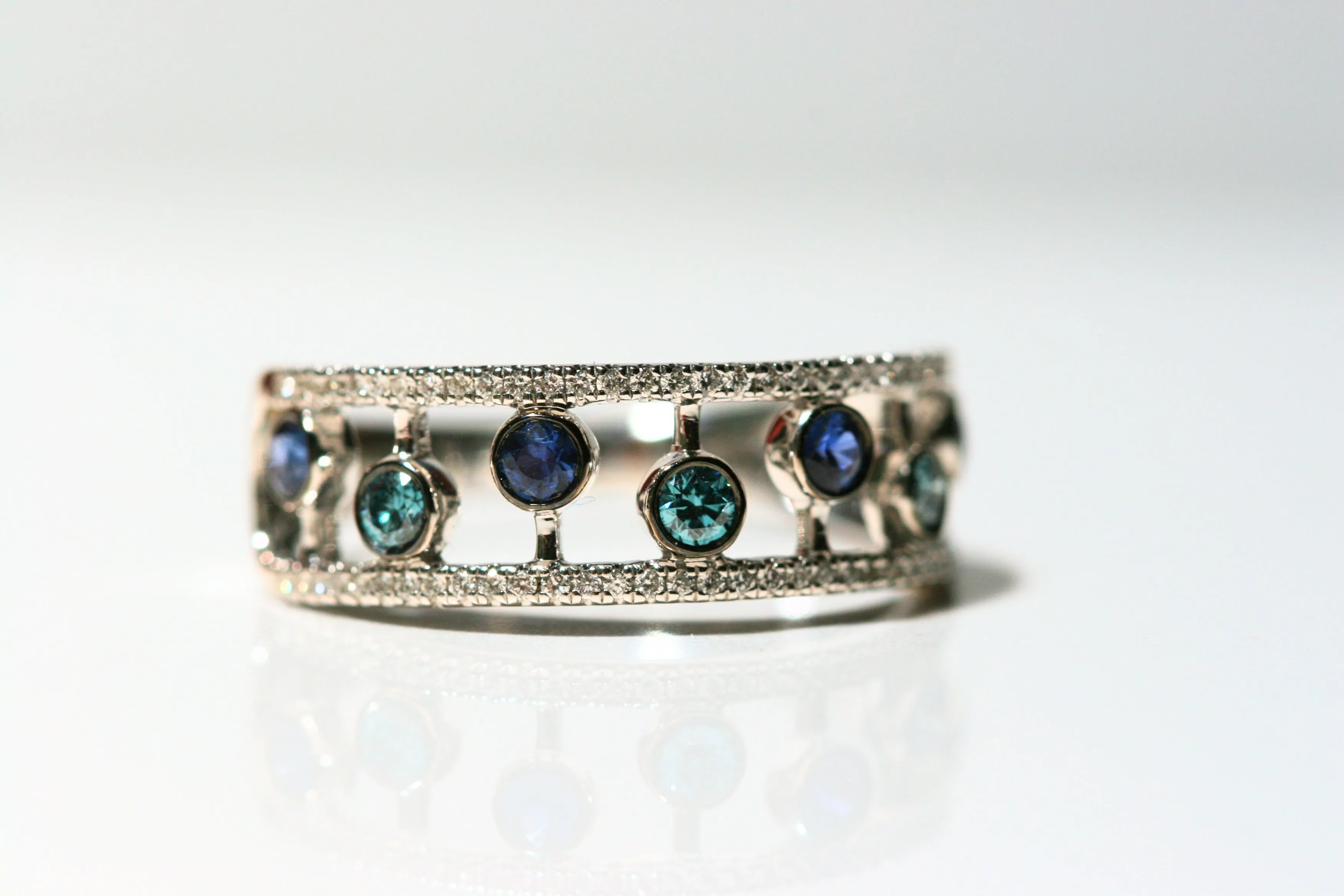 "Blue Skies" Ring