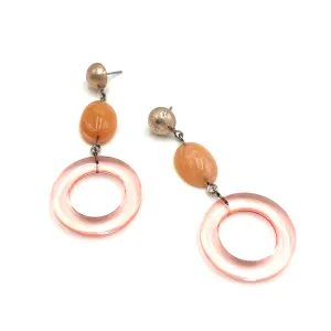 "It Color" Tri Donut Drop Earrings