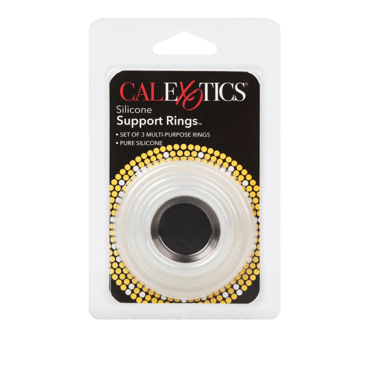 Rings! Silicone Support Rings Cock Rings (3 Piece Set) - Clear