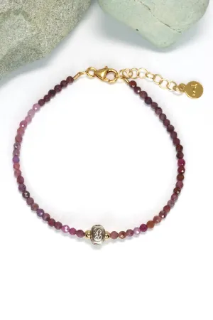 Ruby Om Bracelet