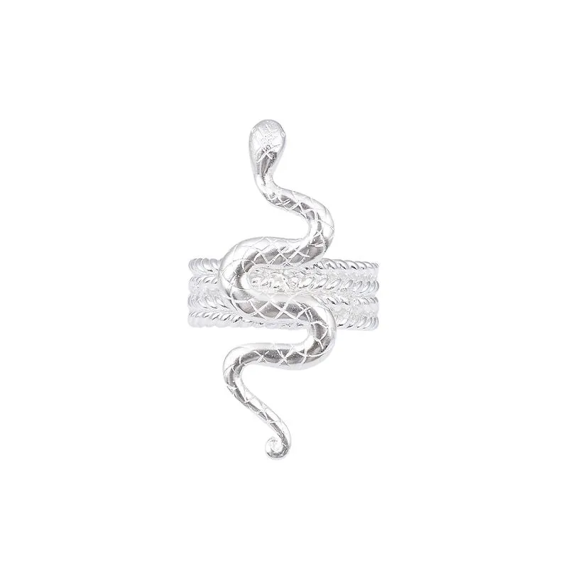 Serpent Sterling Silver Ring