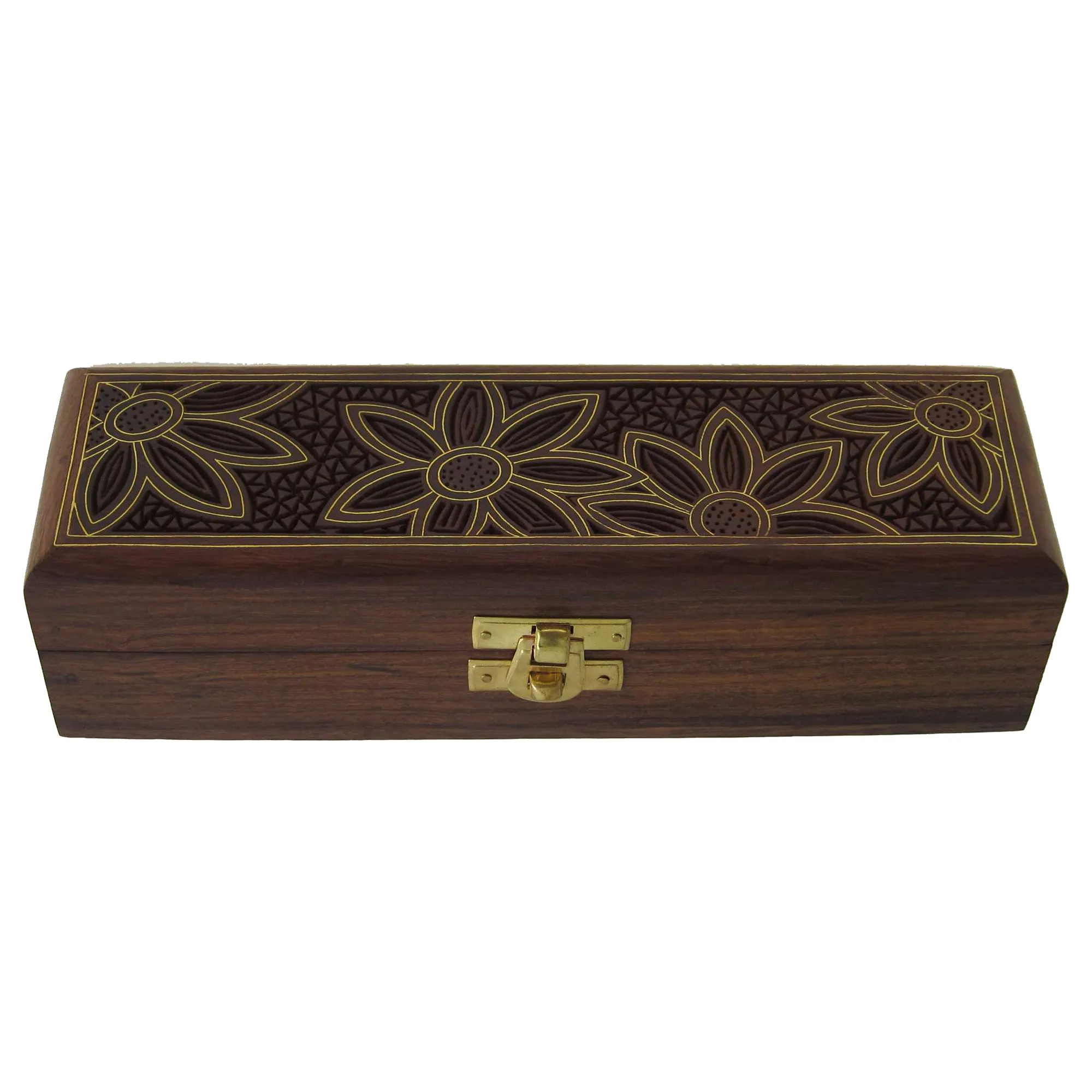 Shalinindia Handmade Indian Wood Jewelry Box - Jewelry Box for Girls and Ladies - Gifts for Girlfriend