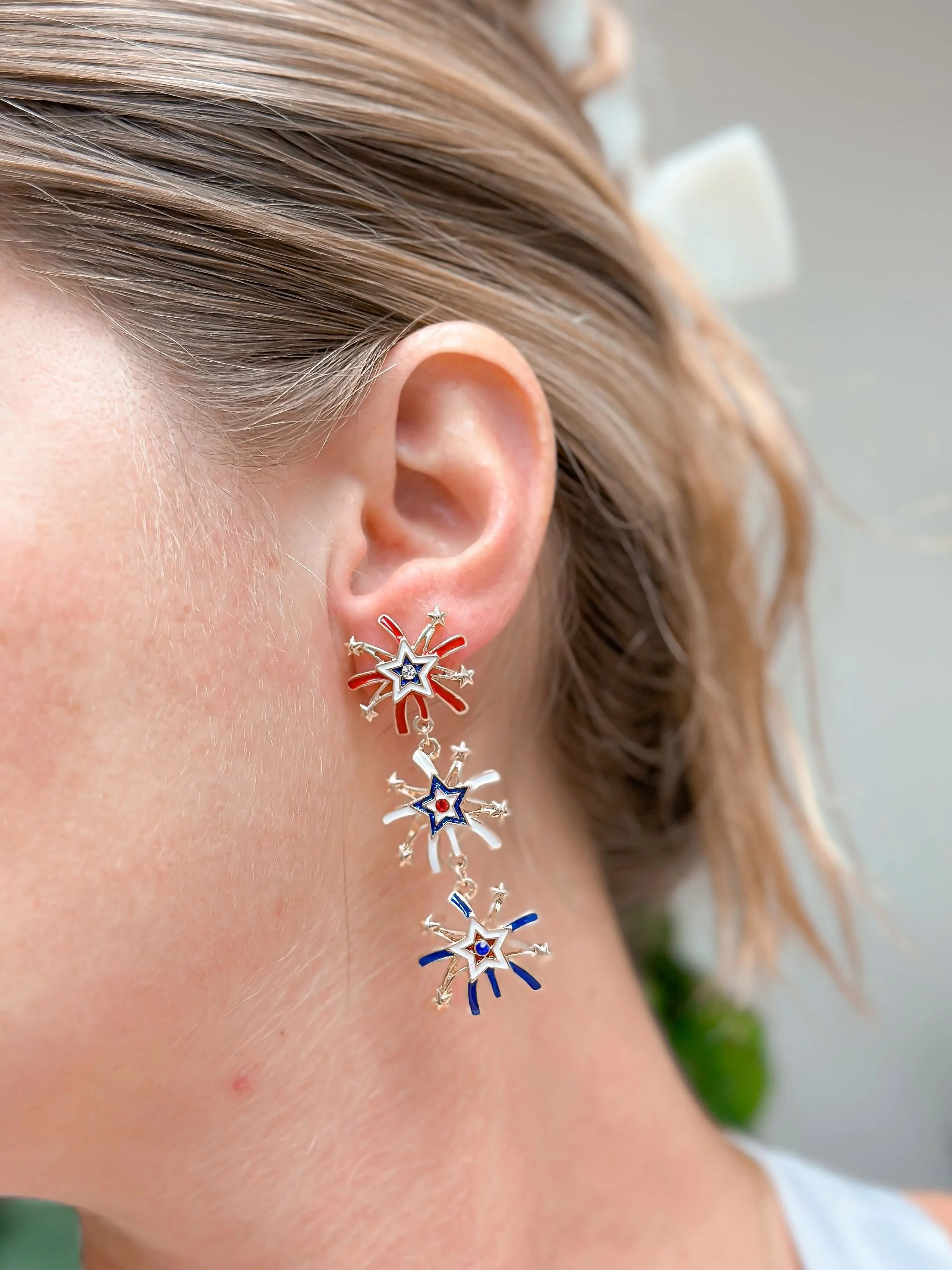 Shining Fireworks Statement Earrings