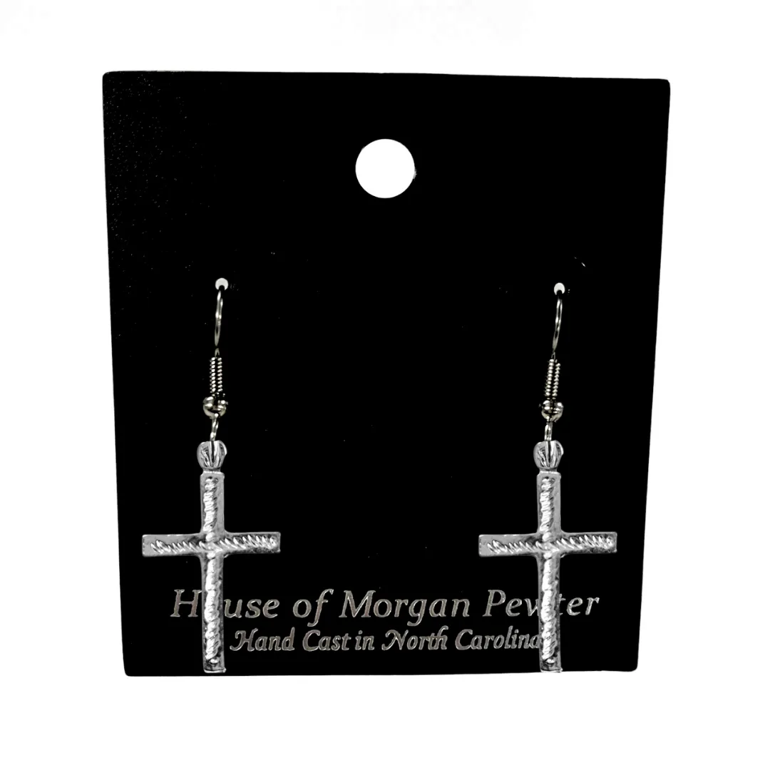 Small Cross Jewelry Gifts -Small Cross Pendant - Necklaces - Earrings - Keychain