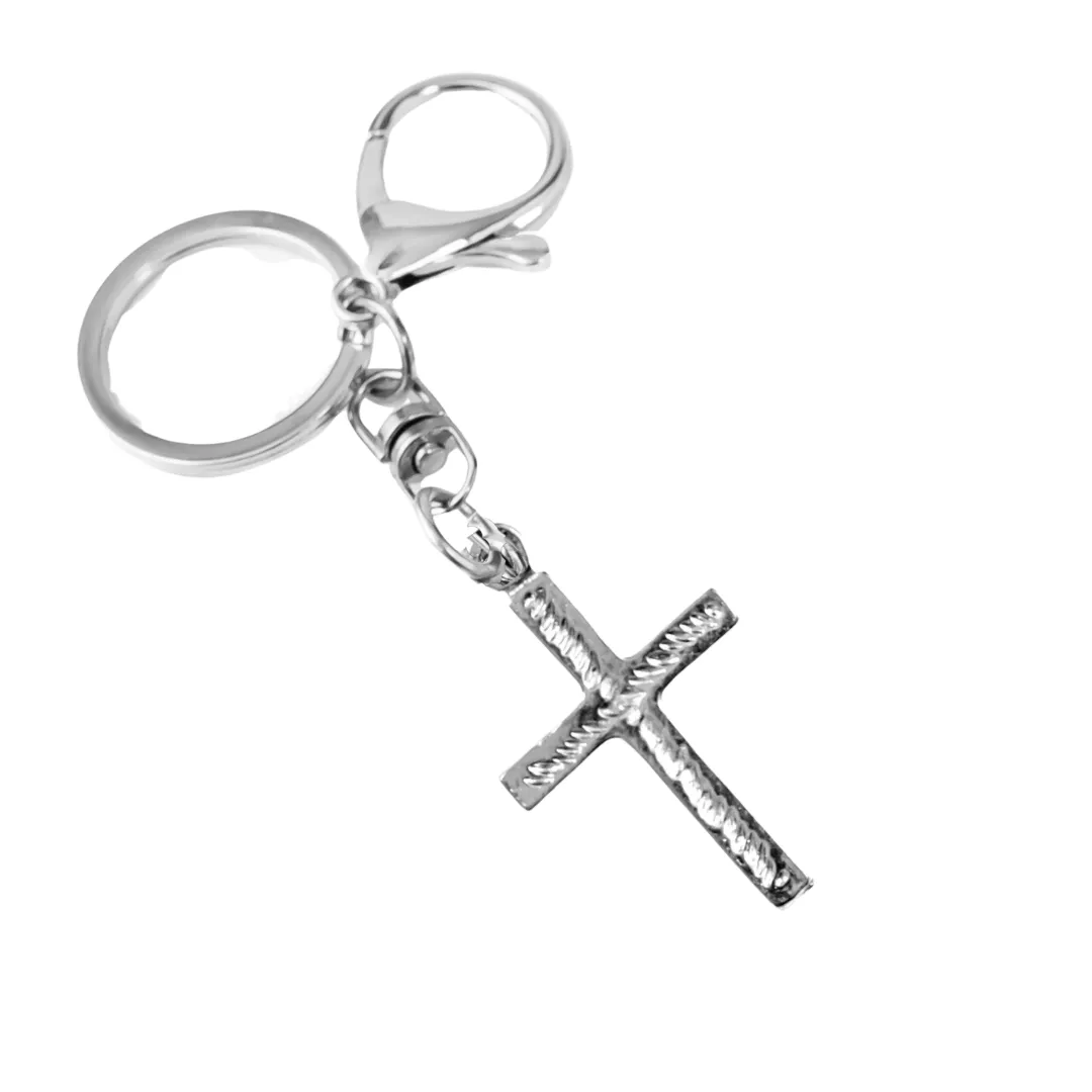 Small Cross Jewelry Gifts -Small Cross Pendant - Necklaces - Earrings - Keychain