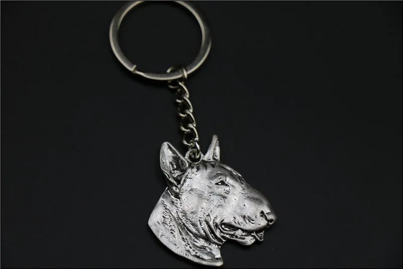 Special Bull Terrier necklaces and keychains