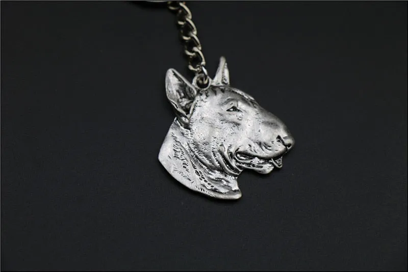 Special Bull Terrier necklaces and keychains