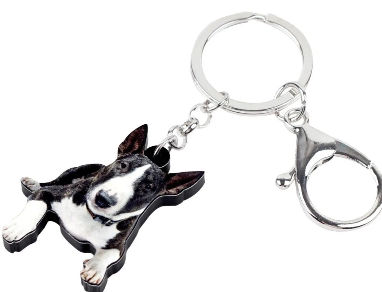 Special Bull Terrier necklaces and keychains