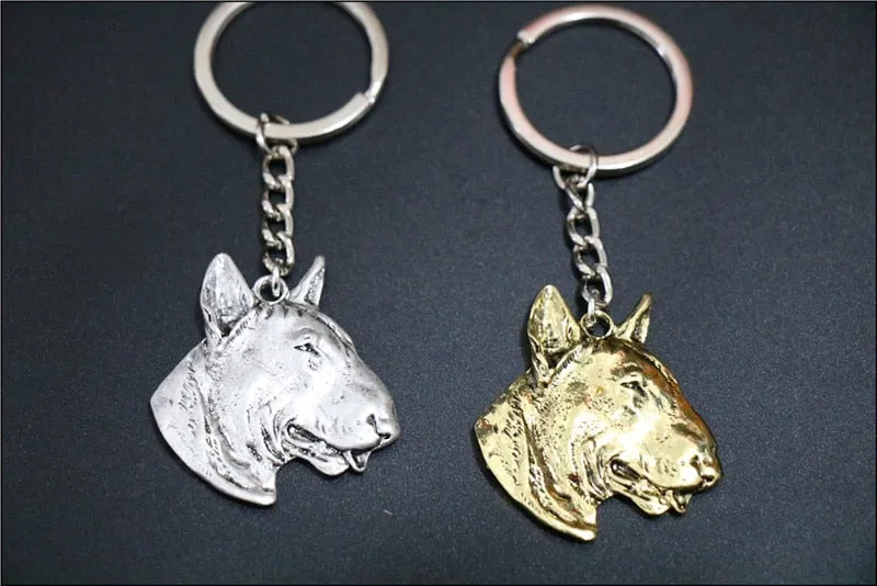 Special Bull Terrier necklaces and keychains