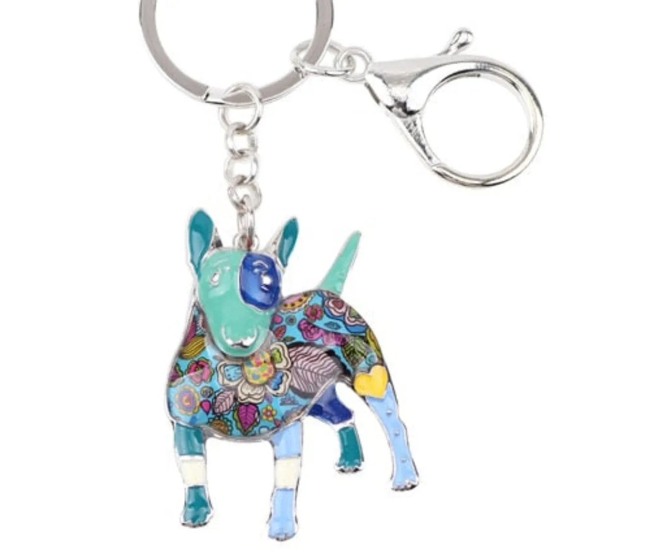 Special Bull Terrier necklaces and keychains