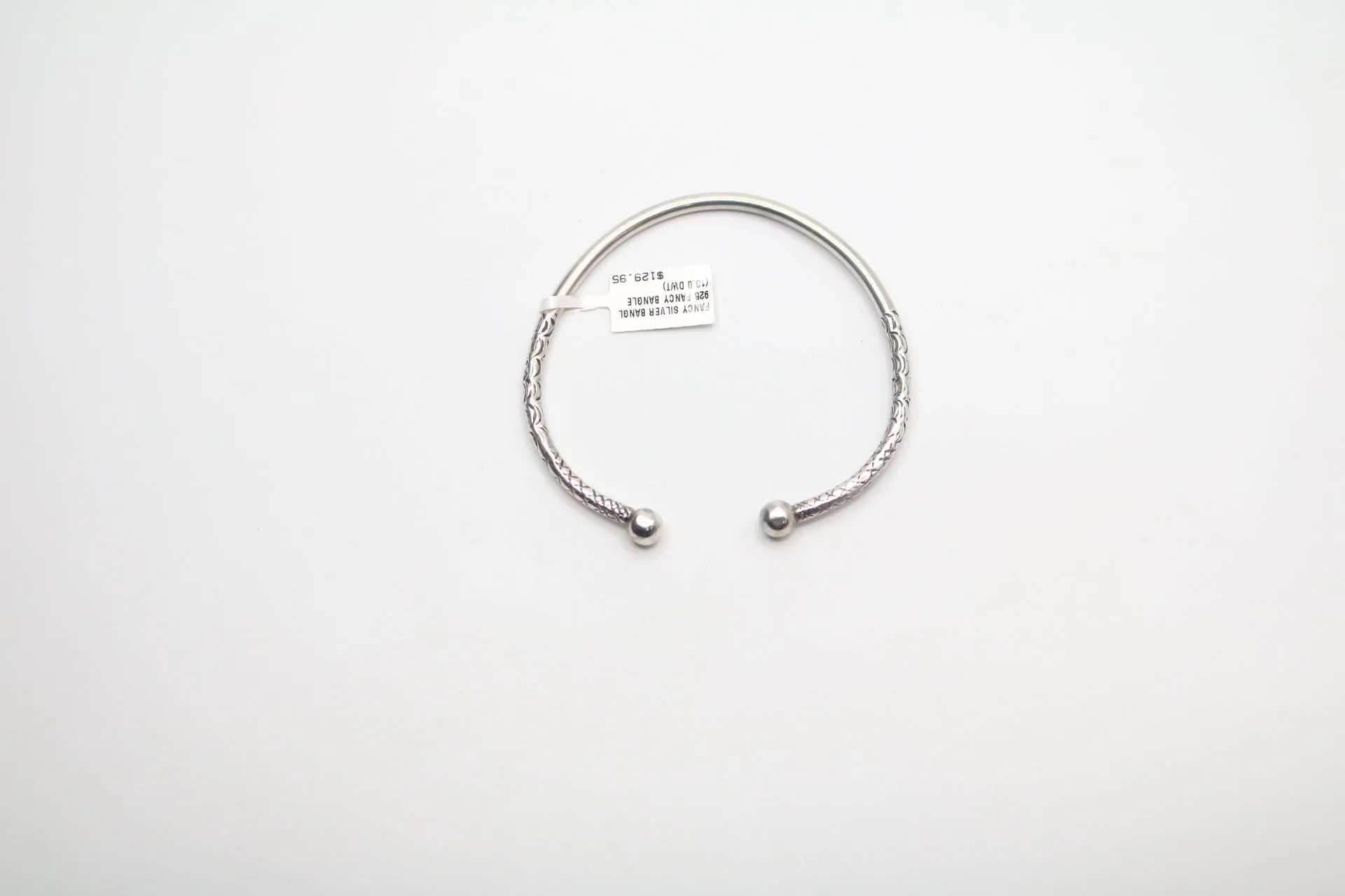 Sterling Silver Bangle Bracelet (22.3 Grams)