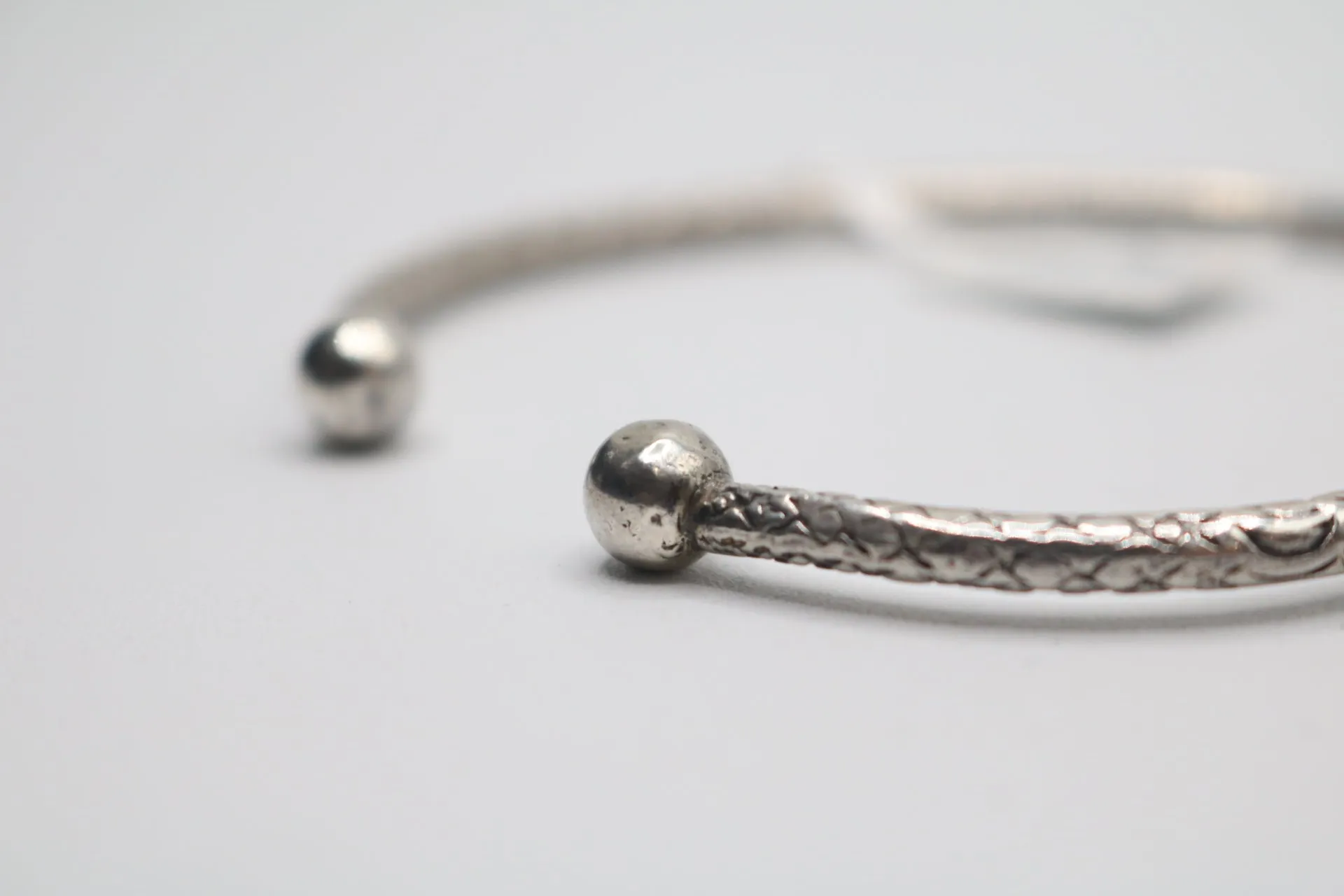 Sterling Silver Bangle Bracelet (22.3 Grams)