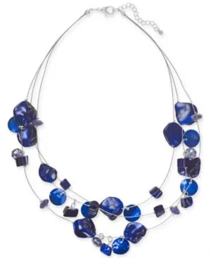 Style & Co Shell Multi-Row Illusion Necklace