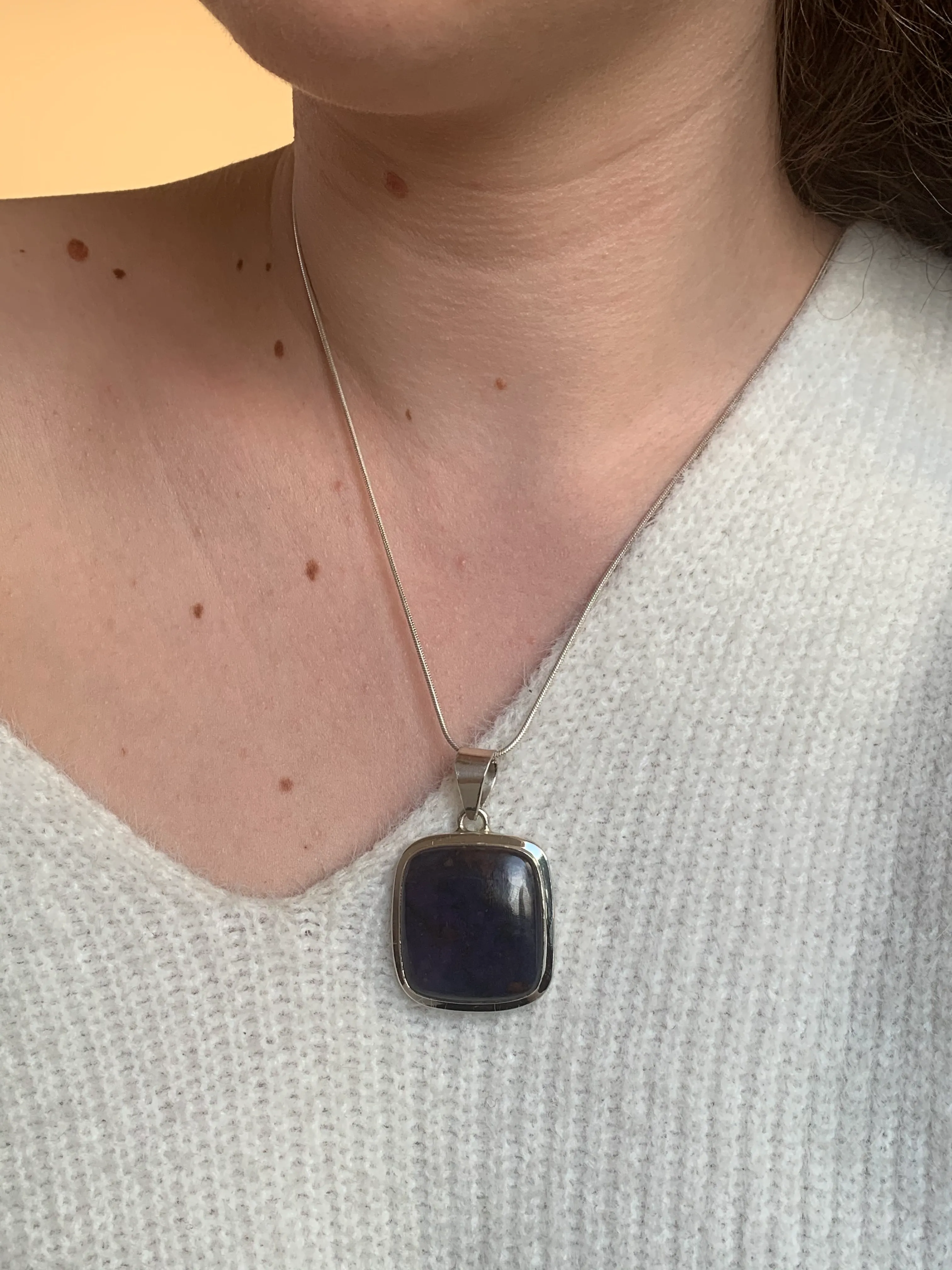 Sugilite Ansley Pendant - Large Square