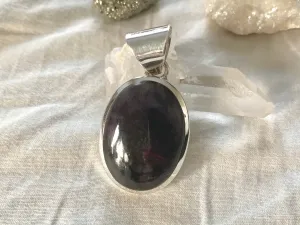 Sugilite Naevia Pendant - Reg. Oval