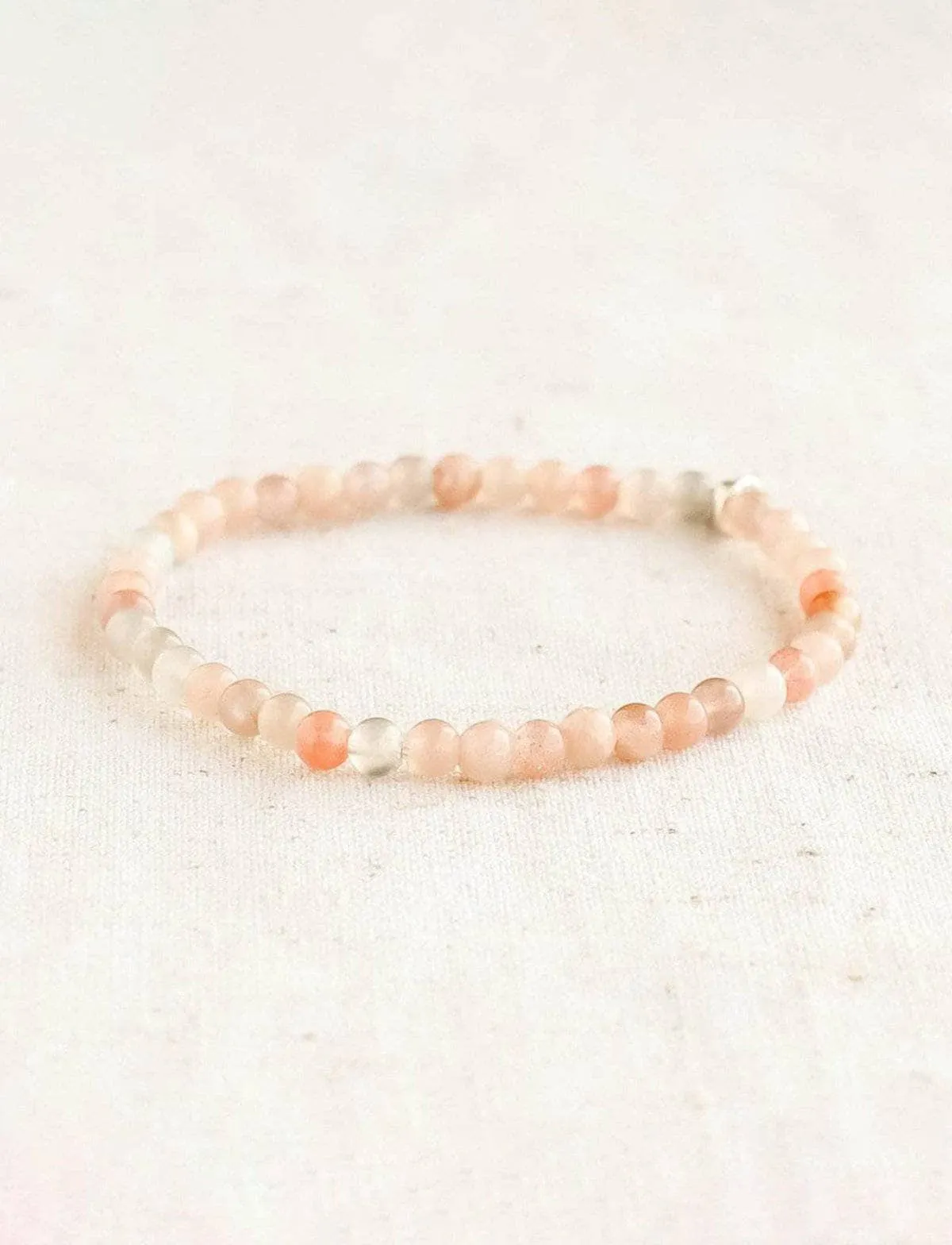 Sunstone Mini Gemstone Bracelet