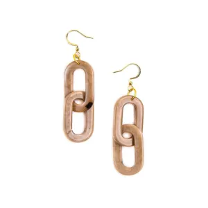 Tagua Amaranta Earrings - Café con Leche