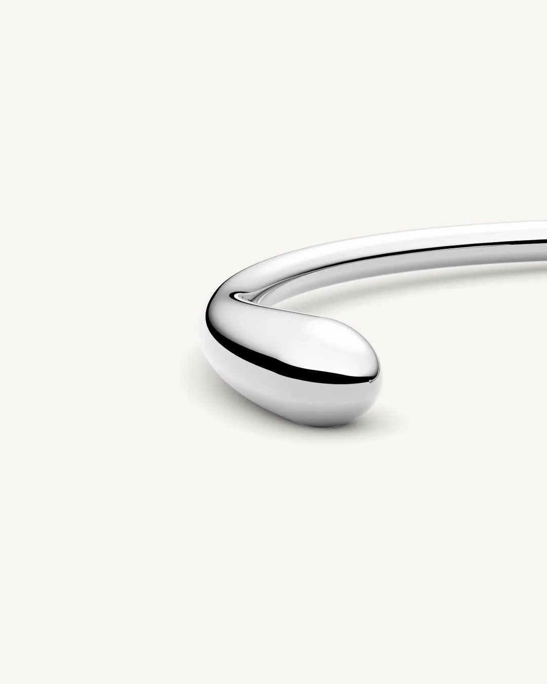 Tear Drop Bangle Polished