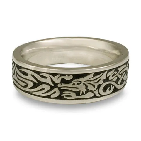 The Guardian Wedding Ring in 14K White Gold