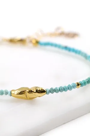 Turquoise Carved Bracelet