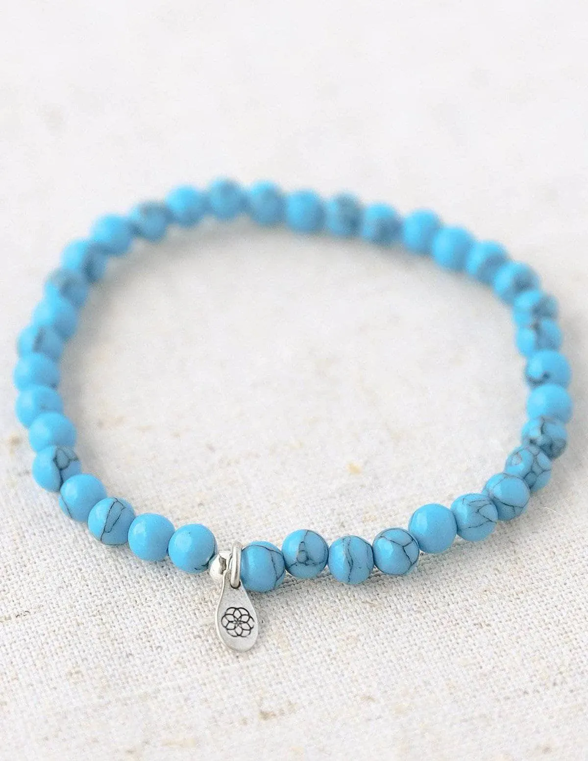 Turquoise Howlite Mini Gemstone Bracelet