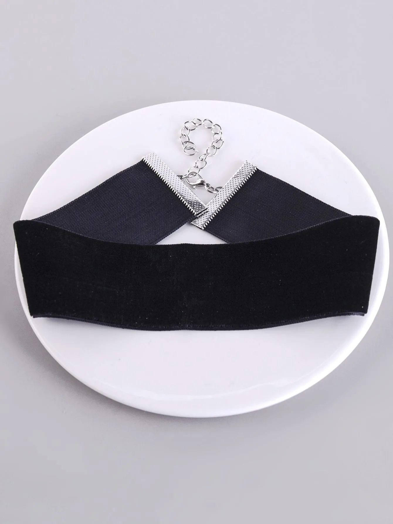 Wide Black Choker for Women Jewelry for Women Gift for Her Necklace Accessories