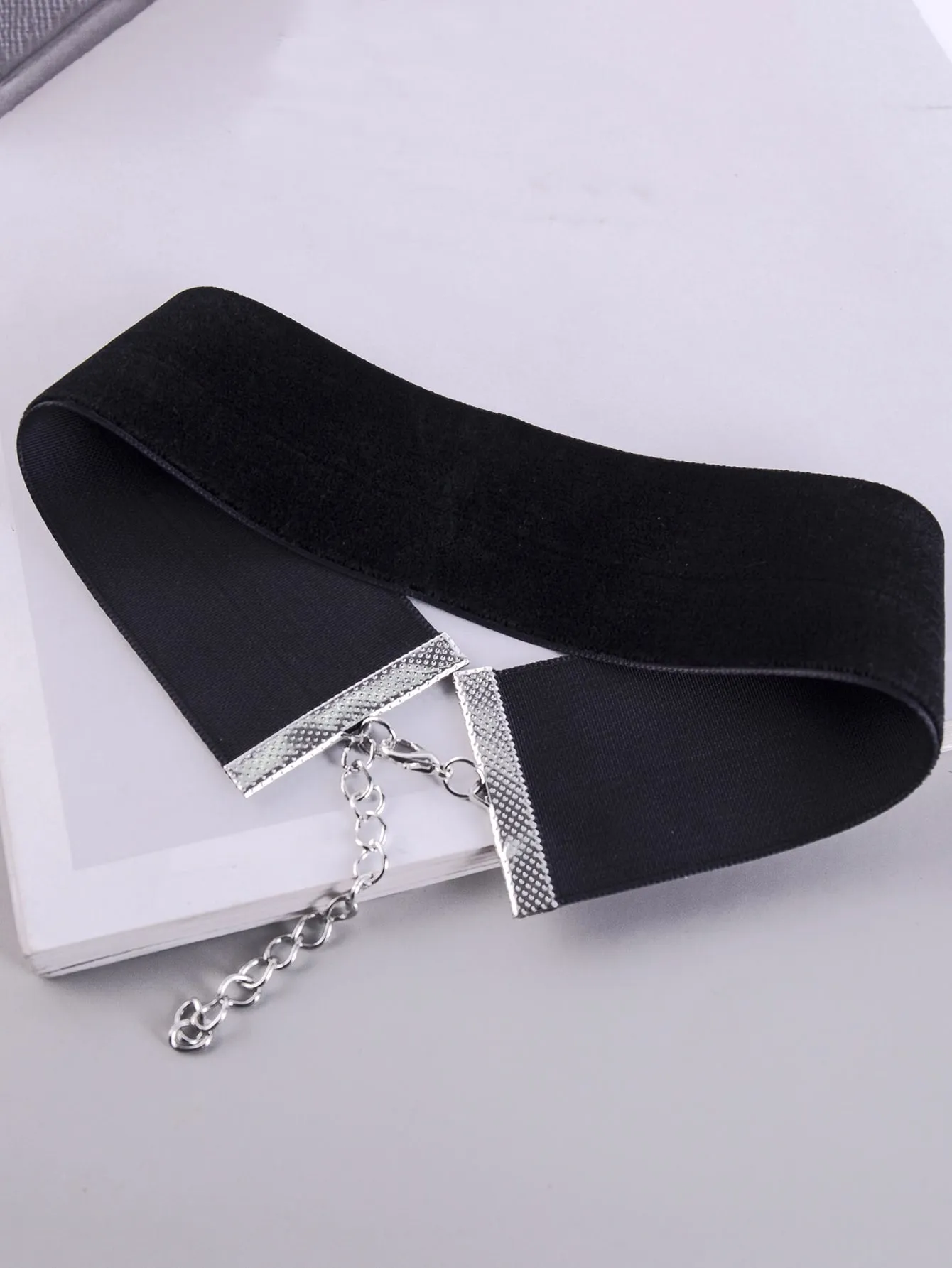 Wide Black Choker for Women Jewelry for Women Gift for Her Necklace Accessories